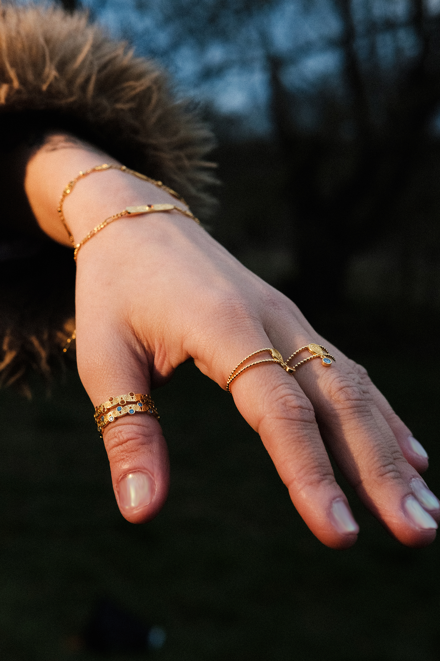 jp045 gold both stones